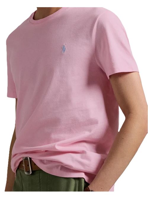 Polo Ralph Lauren T-shirt slim fit rosa Polo Ralph Lauren | SSCNCMSLM2 SHORT SLEEVE TSHIRT710671438417BATH PINK